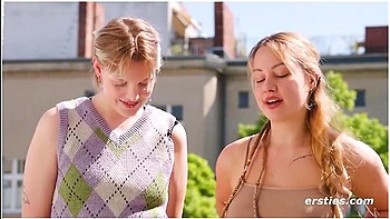 Two Natural Babes In Lesbian Pussy Licking Passion