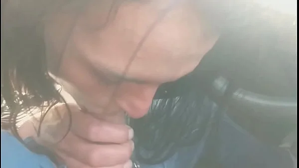 This 20 year old home less slut can realy suck cock