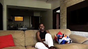 Innocent ebony teen fucked raw with big tits