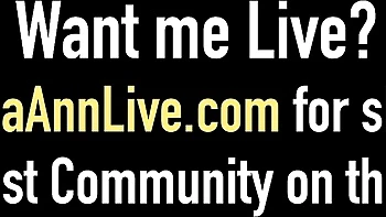 Julia Ann's fake tits busty cougar live