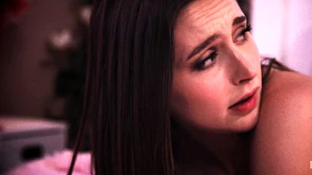 Horny brunette babe fucked hard in wild orgy