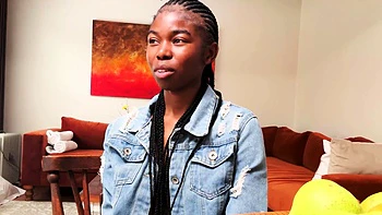 African teen nails huge black cock on casting