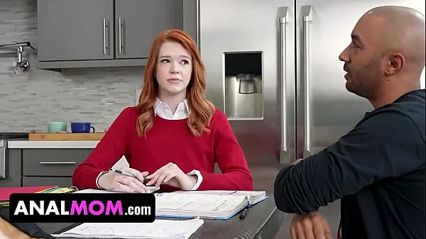 AnalMom - Curvy Ginger Slut Ariel Darling Allows Horny Student To Drill Her Big Bubble Butt