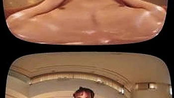 Big Tits Cowgirl Gets Double Penetrated and Blowjob