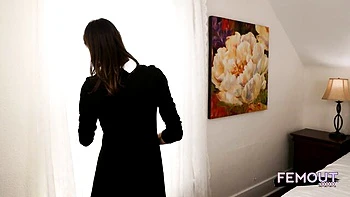 Slim Tgirl Sheridan Dildo Masturbation Solo