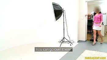 Naughty Russian Teen Gets Big Cock Casting Creampie