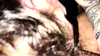 Brunette Amateur Fucks Two Big Cocks Interracial