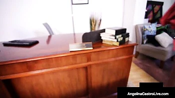 Curvy Latina Angelina Castro's Big Silicone Tits and Fat Ass