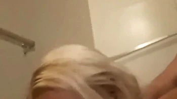 Hot babe fucks wild at college party threesome