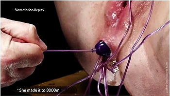 Four-Babe BDSM Sparkle with Creamy Pussy and Enema Play