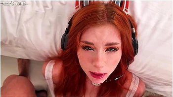 Redhead Babe Gets Rough Deepthroat And Fuck