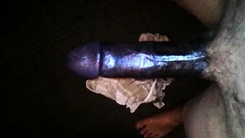 Joshua Guthmann Paints His Big Cock and Masturbates