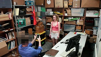 Two secretaries and boss fuck hard in office threesome