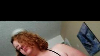 Housewife sucks fat cock with big tits and ass