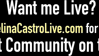 Innocent Angelina Castro’s huge tits and BBC blowjob