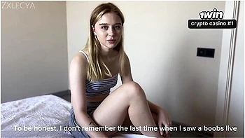 Stepsister Catches Me Masturbating and Offers to Help