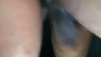 Wife Sucks Big Cock Shaking Her Ass in Bathroom