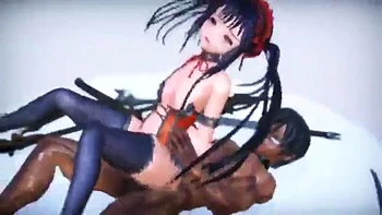 3D Japanese Babe Riding Cowgirl and Doggy