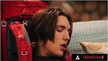 Busty Stepmom Catches Stepson Jerking and Sucks Him Off with Lauren