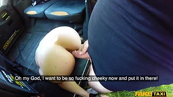 Naughty Amsterdam Milf Fucked and Creampied in Car