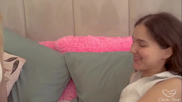 Charlie pushes Wendy's fist deep inside her pussy