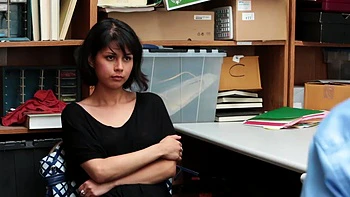 Penelope's sultry curves in a tight uniform get you all hot and bothered