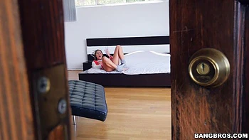 August Ames Gets Caught Masturbating