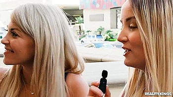 Lesbian Teens 18+ Pick Up Superb Milf On The Street