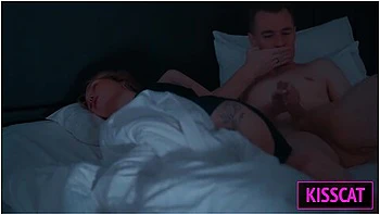 What Happens When Horny Step Mom Shares Hotel Bed With Step Son All Night In One Room? [ Eng Sub ] With Mother In Law And Kiss Cat