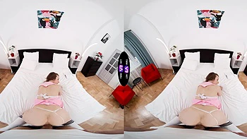The couple has an intense sex session with a stunning young woman, Alice Klay.