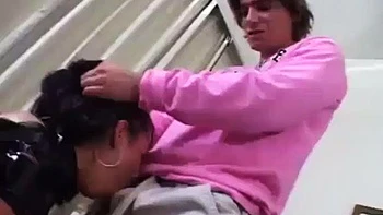 Veronica giving her gift to Dom: Blowjob, Doggy  Cowgirl Porn