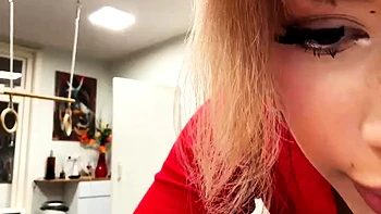 Graceful Girl Striptease Performance