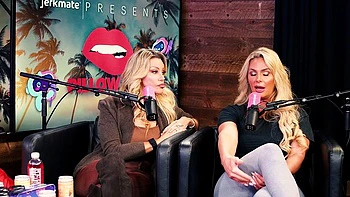Pillow Talk featuring Brittany Andrews and Gabbie Carter's talking action