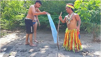 A Little Indian Dwarf Makes Me Fuck My Stepbrother On A Magic Island As A Tribute While He Watches Us Having Rough Sex In Exchange For Letting Us Go